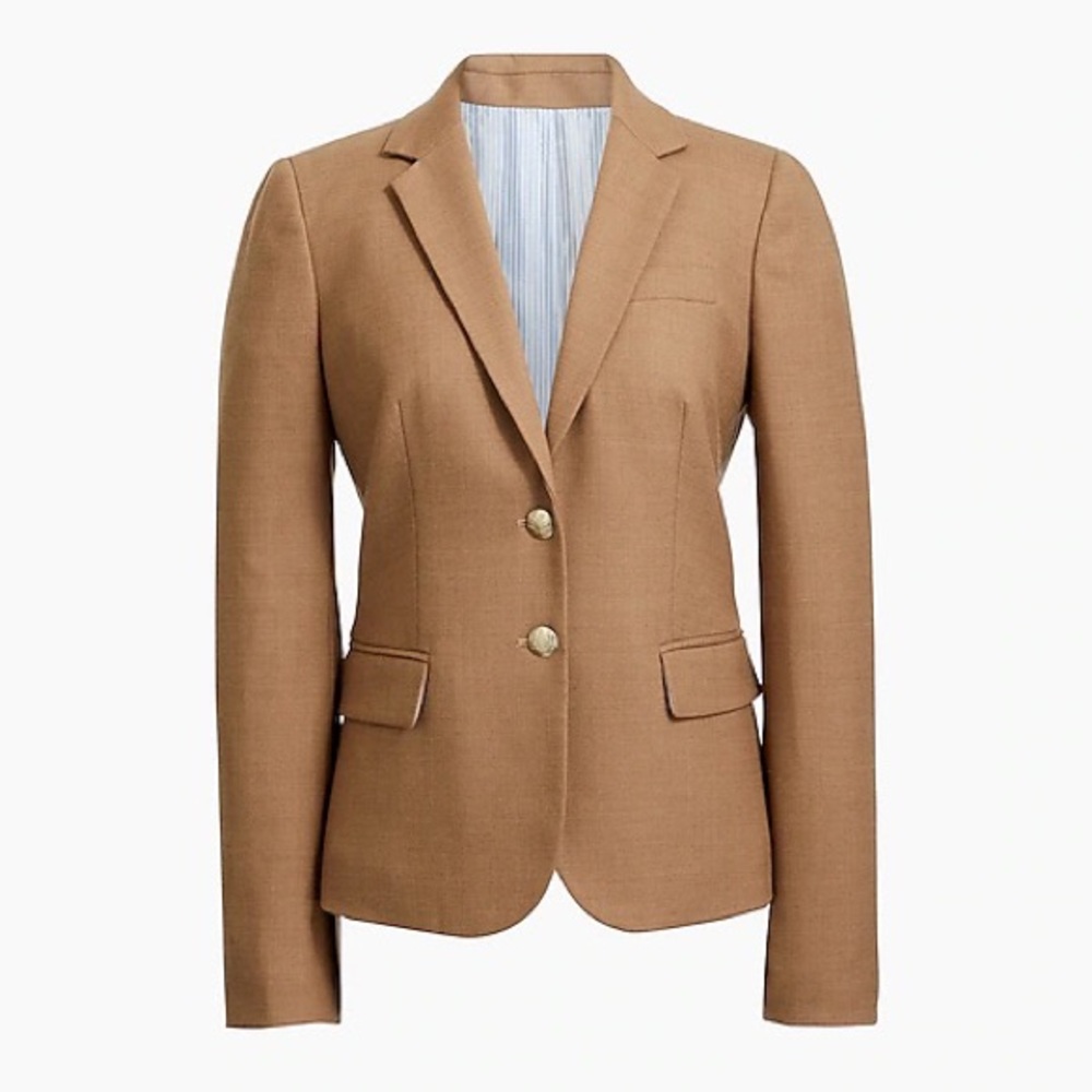 J. Crew Camel Schoolboy Blazer Size 4